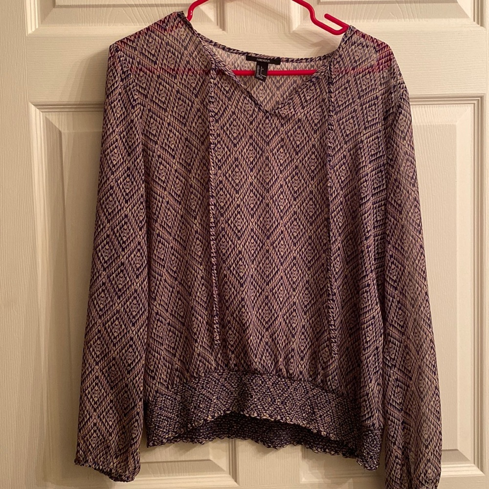Sheer shirt